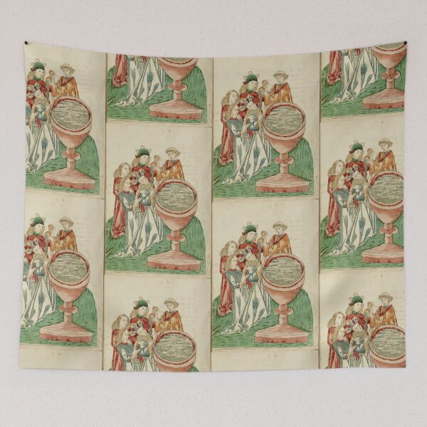 Item preview, Baptism of the King (Medieval artwork) designed and sold by Vintage Designs +.