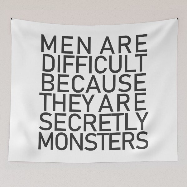 Item preview, Brooklyn 99 Gina Linetti Quote Men Are Monsters designed and sold by GetItGiftIt.