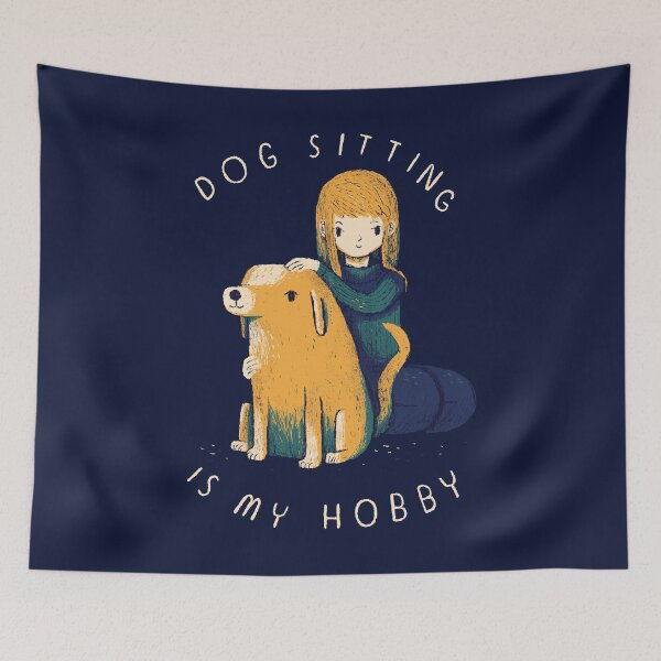 Item preview, dog sitting is my hobby designed and sold by louros.