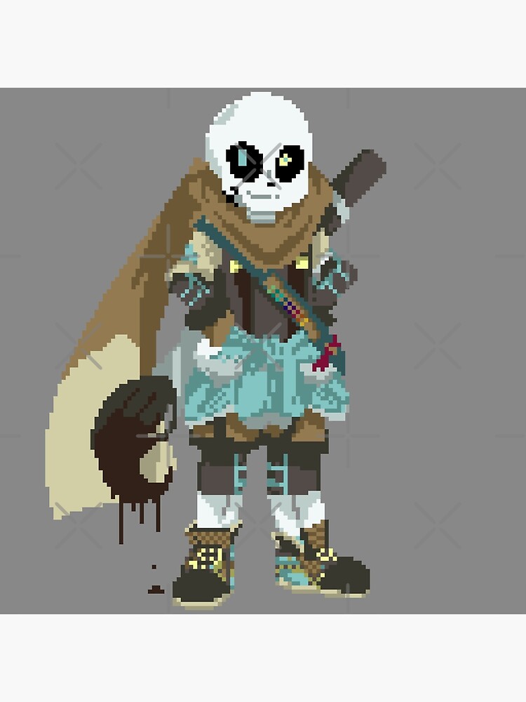 My pixel art of ink sans : r/Undertale