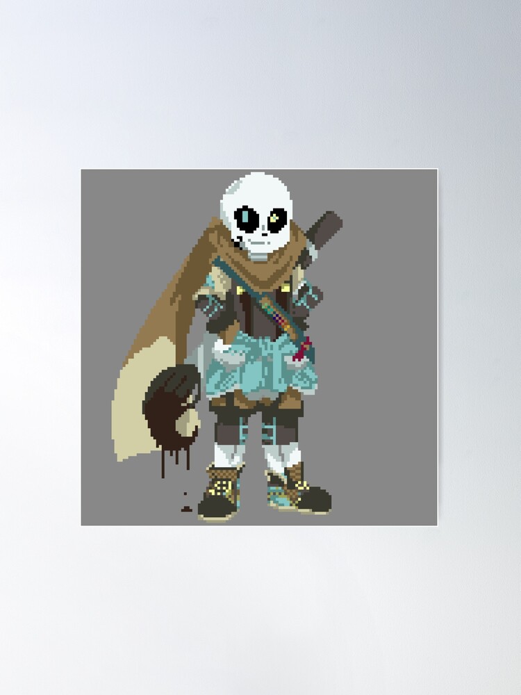 Pixel art of Ink Sans : r/Undertale