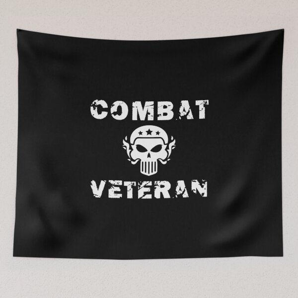 Item preview, Combat Veteran Skull, Combat Veteran Gift, Veteran Gift designed and sold by Designs4Less.