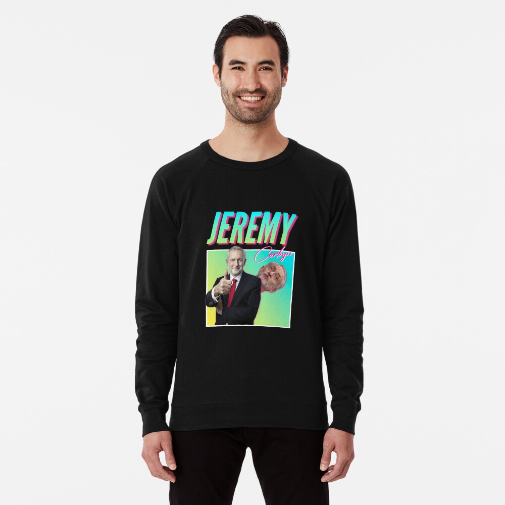 Jeremy Corbyn 90s 80s Aesthetic Retro Lightweight Sweatshirt By