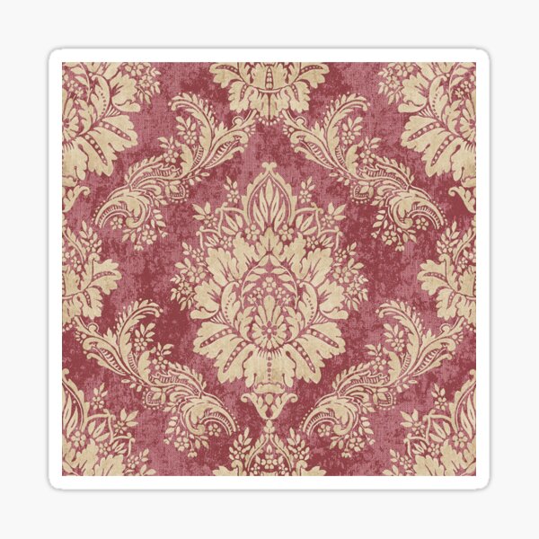 Item preview, Red Cream Velvet Paisley Floral designed and sold by GuyBlank.