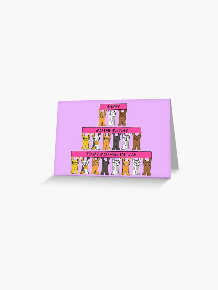 Tarjetas de felicitación «Feliz día de la madre a mi suegra Gatos de dibujos animados» de KateTaylor | Redbubble Tarjetas de felicitación «Feliz día de la madre a mi suegra Gatos de dibujos animados» de KateTaylor | Redbubble