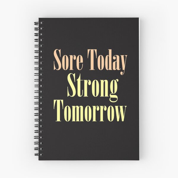 Aperçu de l'œuvre SORE TODAY STRONG TOMORROW créée et vendue par gittytees.