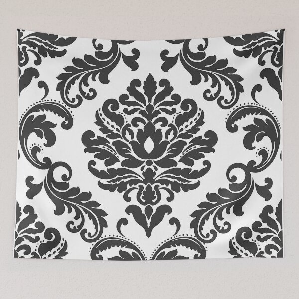 Item preview, Black White Paisley Floral designed and sold by GuyBlank.