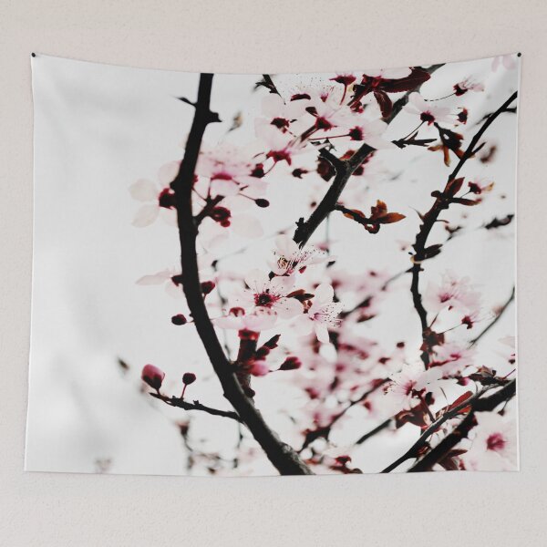 Item preview, Plum blossom white flowers spring background designed and sold by by-jwp.