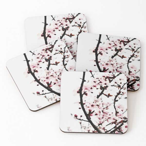 Item preview, Plum blossom white flowers spring background designed and sold by by-jwp.