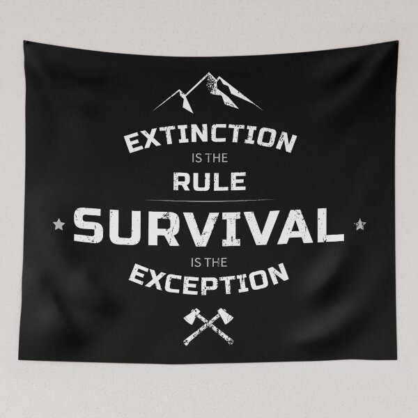 Item preview, Extinction is the Rule, Survival is the Exception - Carl Sagan designed and sold by MartineMeeka.