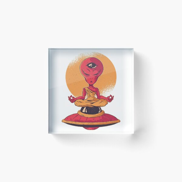 Item preview, Meditating Alien designed and sold by ritshi.