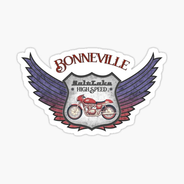 British BONNEVILLE motorcycle motorbike decal sticker emblem 