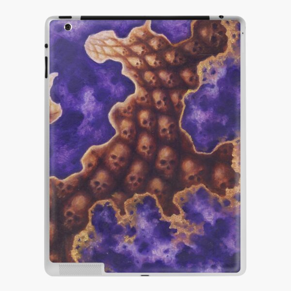 Spiraling skulls iPad Skin