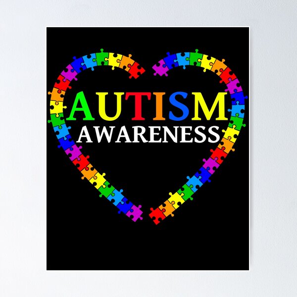 Simple To Raise Awareness Day For Children With Autism Poster