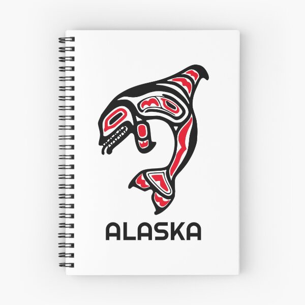 Item preview, Alaska Orca Killer Whale Haida Style Native American Traditional Indian Art designed and sold by Better Me.