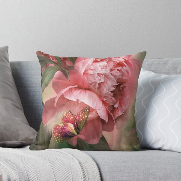 Item preview, Summer Peonies - Melon designed and sold by Carol  Cavalaris.