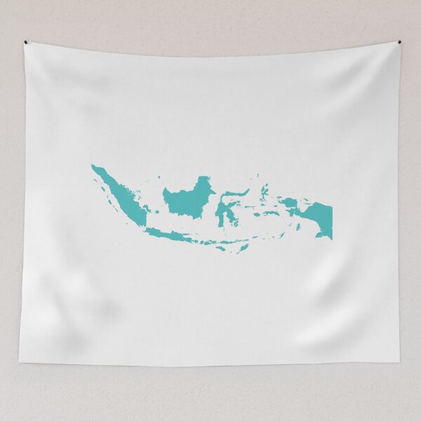 Item preview, Indonesia Love in Teal designed and sold by Maren Misner.