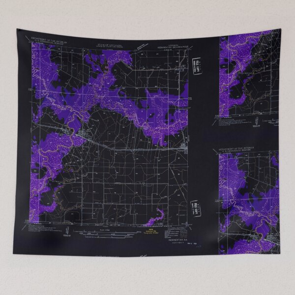 Item preview, USGS TOPO Map Louisiana LA Mermentau 333950 1954 31680 Inverted designed and sold by WetdryvacRB01.