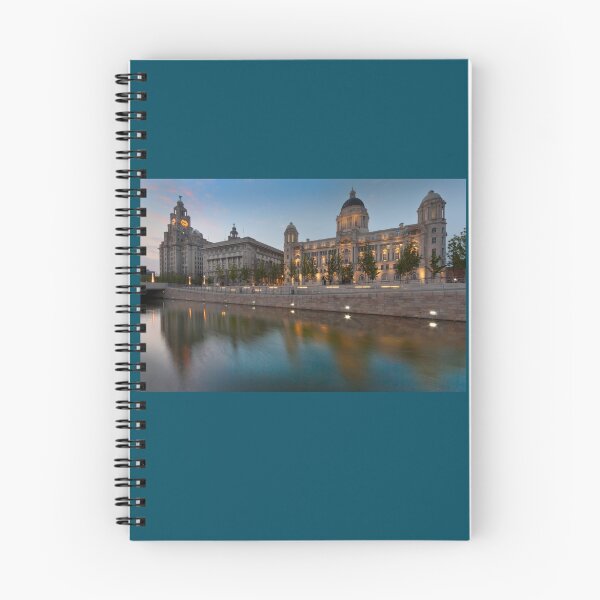 Item preview, Reflections of the three graces at dusk, Liverpool designed and sold by Ian Moran.