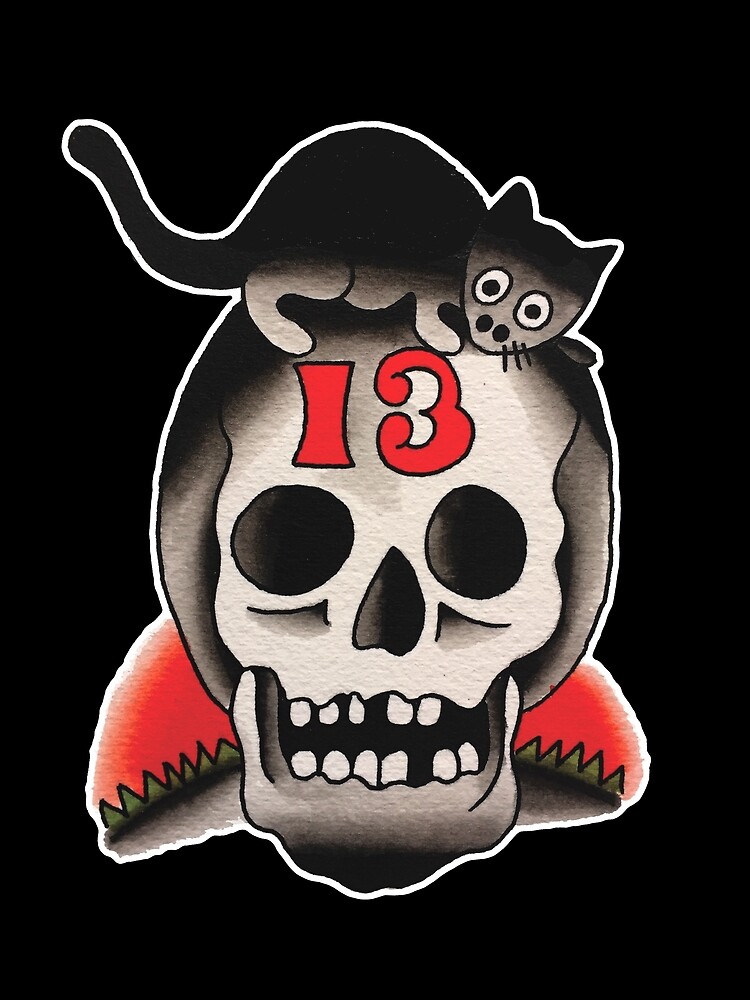 Old school sailor Jerry design, Felix the cat on the number 13 :  r/traditionaltattoos