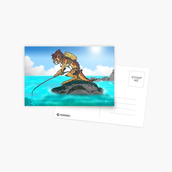 Wu'ton Male Postcard