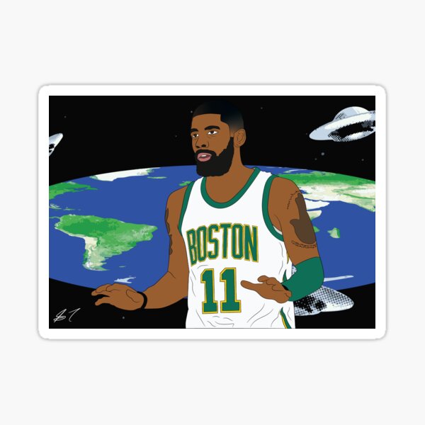 flat earth Sticker