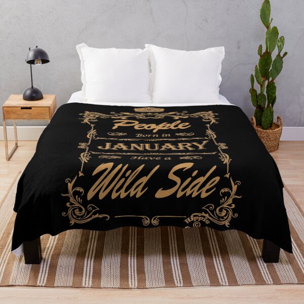 Item preview, People Born In January have a Wild Side by Orikall designed and sold by HippieWorks.