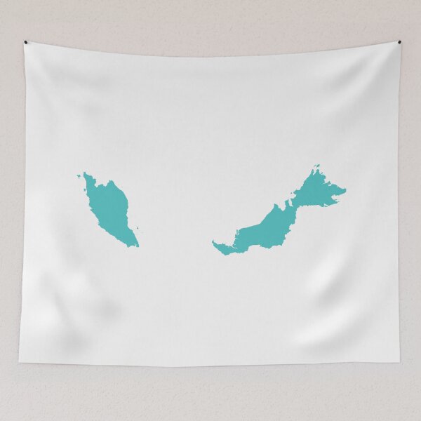 Item preview, Malaysia Love in Teal designed and sold by Maren Misner.