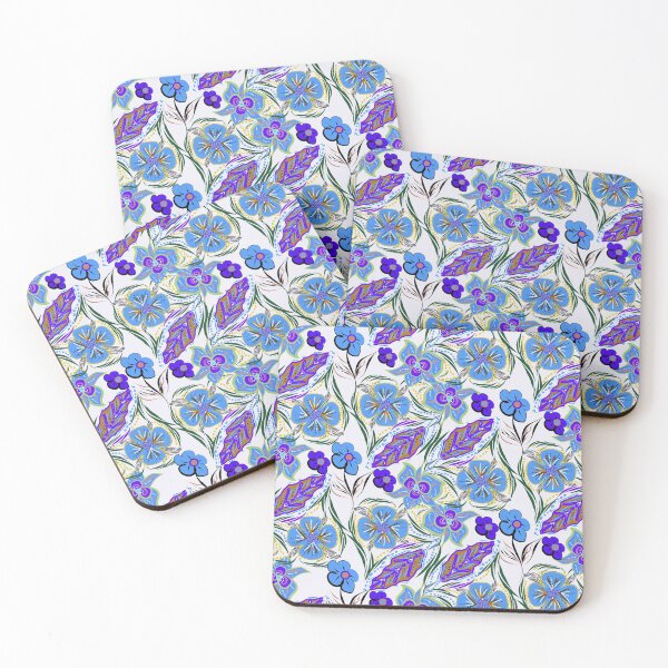 Item preview, Purple  Floral  pattern  designed and sold by Nora Gad.