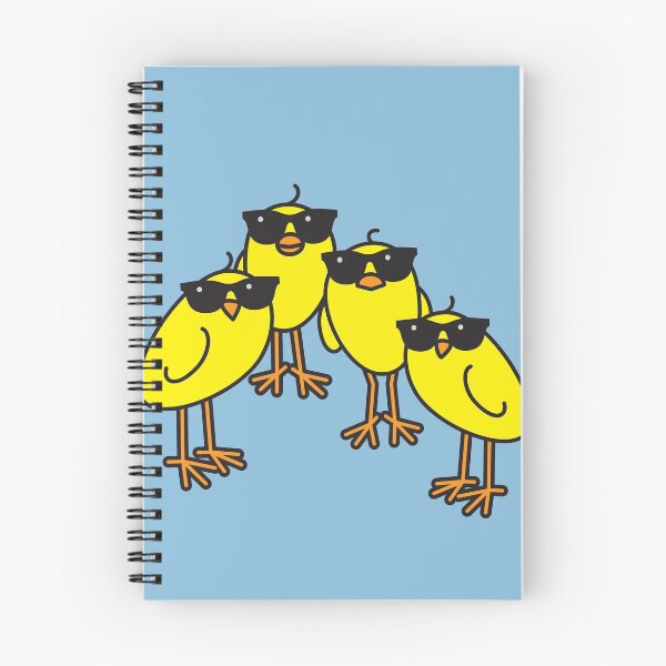 Item preview, Four Cool Yellow Chicks wearing Black Sunglasses designed and sold by CleverPencil.