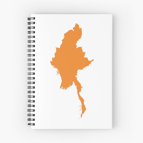 Item preview, Myanmar Love in Orange designed and sold by Maren Misner.