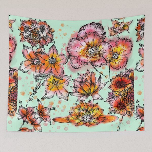 Item preview, sunflowers designed and sold by Nora Gad.