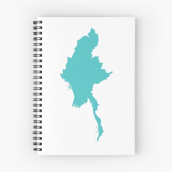 Item preview, Myanmar Love in Teal designed and sold by Maren Misner.
