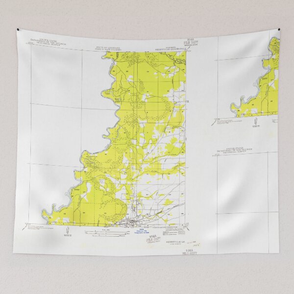 Item preview, USGS TOPO Map Louisiana LA Merryville 333953 1954 31680 designed and sold by WetdryvacRB01.