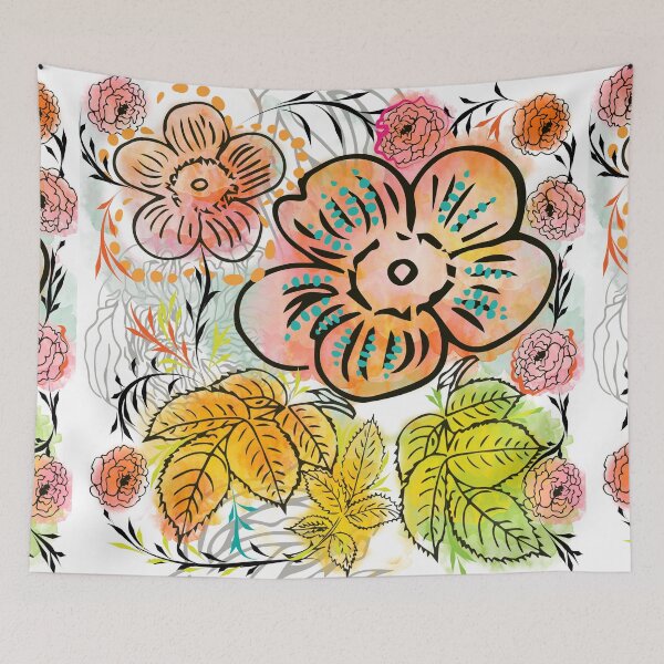 Item preview,  Flowers drawing  designed and sold by Nora Gad.