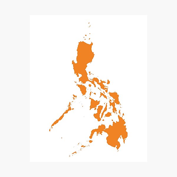 Philippines Love in Orange Photographic Print