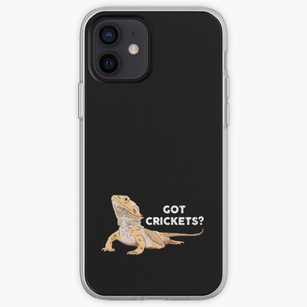 Funny Bearded Dragon, Got Crickets?, Bearded Dragon Lover iPhone Soft Case