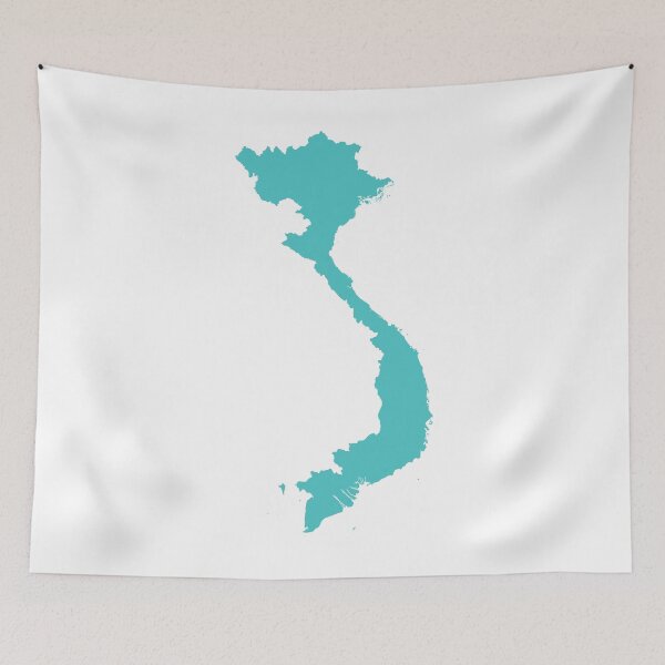 Item preview, Vietnam Love in Teal designed and sold by Maren Misner.