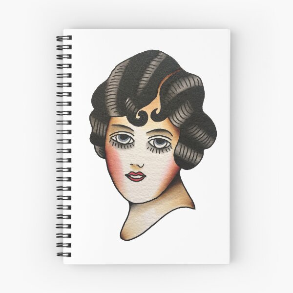 Item preview, Traditional Lady Face Tattoo Design designed and sold by FOREVER TRUE TATTOO.