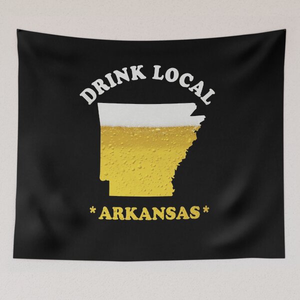 Item preview, ARKANSAS Beer Map T-Shirt Drink Local Brewmaster Gift designed and sold by theshirtinator.