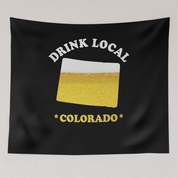 Item preview, COLORADO Beer Map T-Shirt Drink Local Brewmaster Gift designed and sold by theshirtinator.