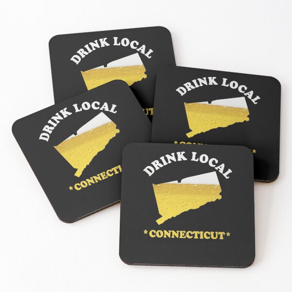 Item preview, CONNECTICUT Beer Map T-Shirt Drink Local Brewmaster Gift designed and sold by theshirtinator.