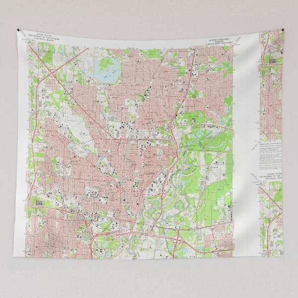 Item preview, USGS TOPO Map Mississippi MS Jackson 335877 1980 24000 designed and sold by WetdryvacRBO2.