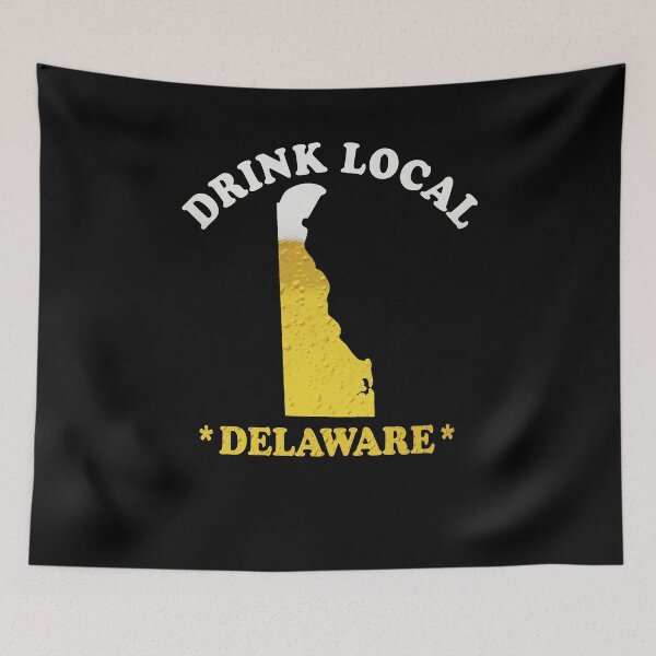 Item preview, DELAWARE Beer Map T-Shirt Drink Local Brewmaster Gift designed and sold by theshirtinator.