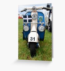 Lambretta at Padstow Greeting Card