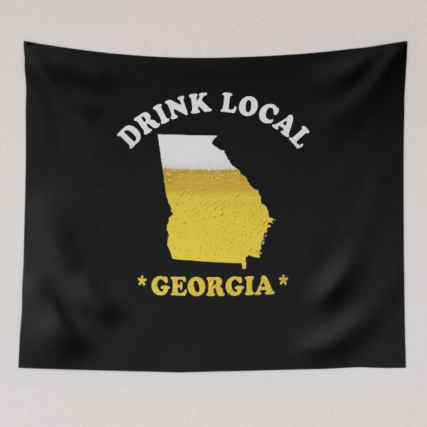 Item preview, GEORGIA Beer Map T-Shirt Drink Local Brewmaster Gift designed and sold by theshirtinator.