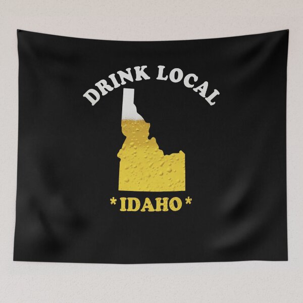 Item preview, IDAHO Beer Map T-Shirt Drink Local Brewmaster Gift designed and sold by theshirtinator.