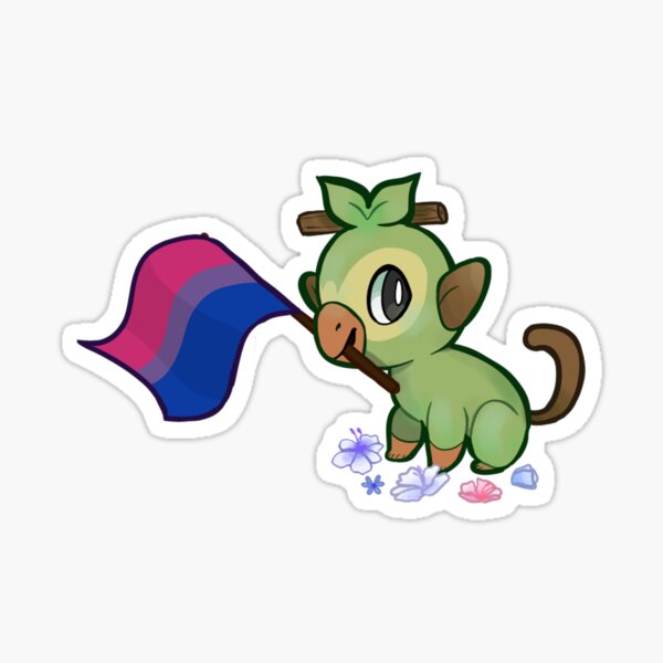 grookey pride (bisexual) Sticker