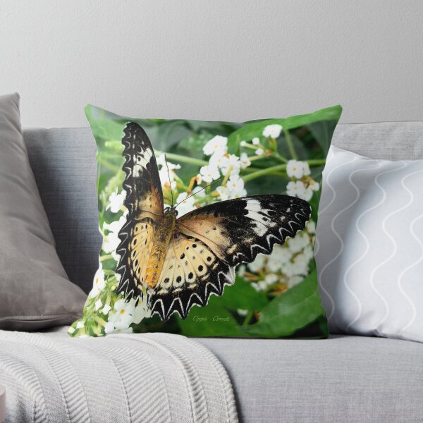 Butterfly Magic Throw Pillow