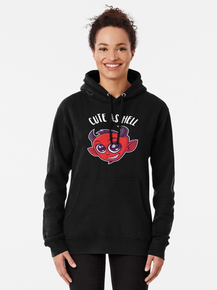 soulaza cartoon devil hoodie